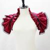 Palace Ruffled Lace Up Fake Collar Pleated Shrug Shawl Court Shoulder Wrap Cape Stage Performance Costume Cosplay Accessories