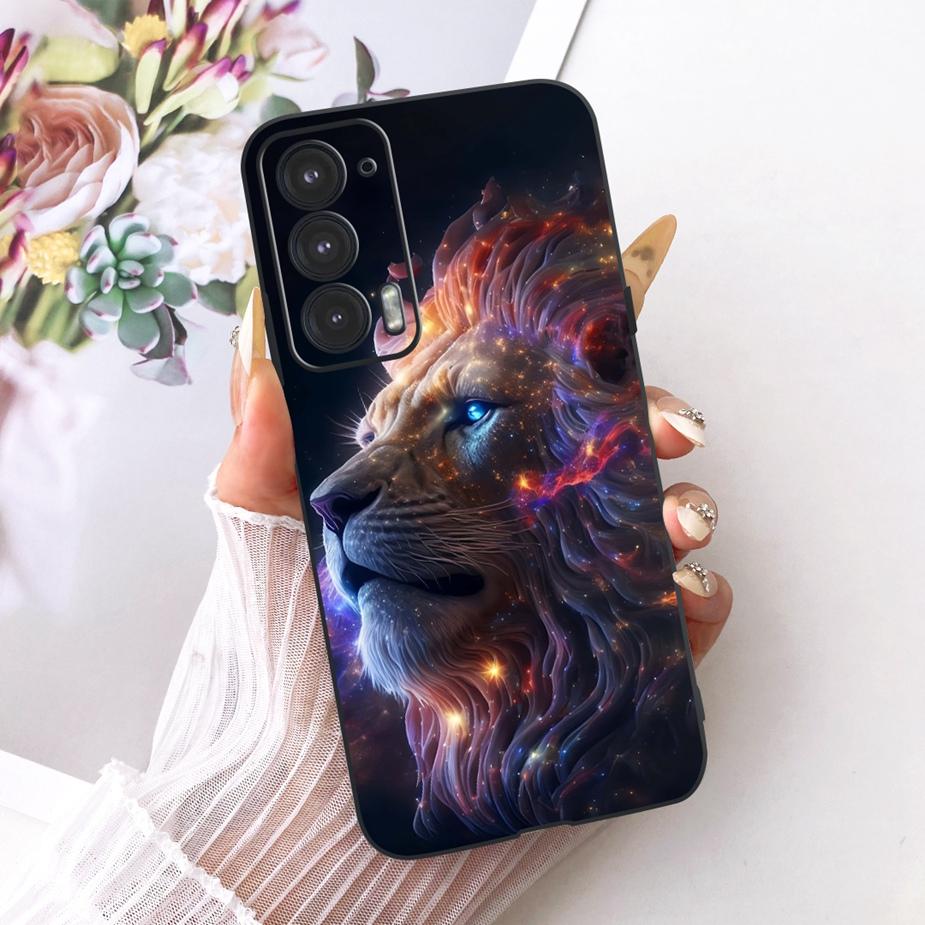 For Motorola Edge 20 Pro Case New Flower Butterfly Painted Cover Soft Silicone Case For Motorola Edge 20 Lite Edge20 Fusion Bags