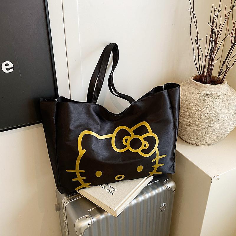 Большая сумка в стиле Hello Kitty из ПУ-материала для повседневного использования и студенческой моды