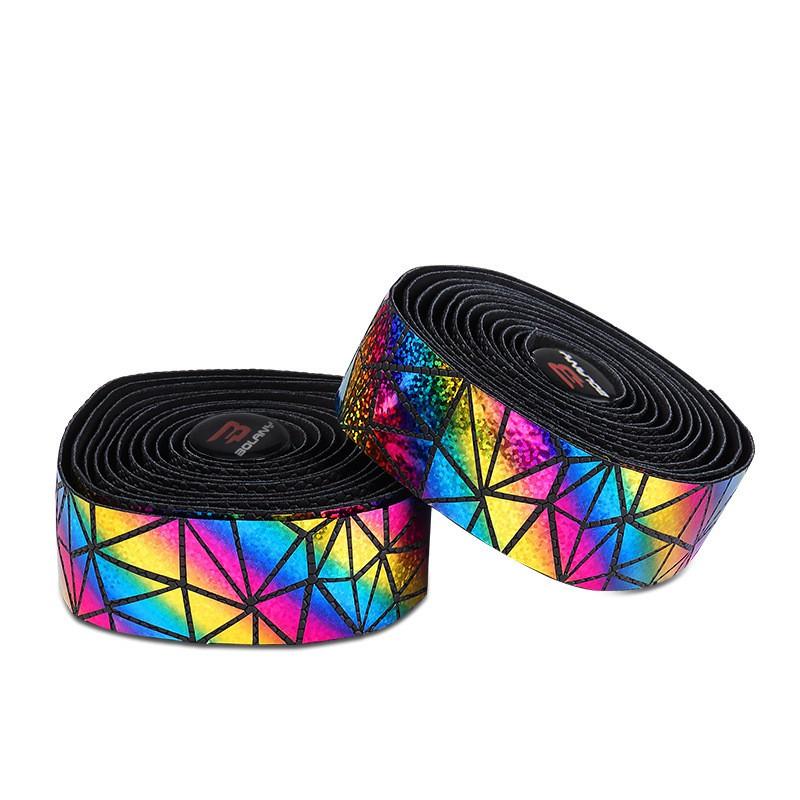 PU Handlebar Tape Road Bike Fixed Gear Bicycle Grips Anti-Slip Wear Resistant Colorful Wrap TP034