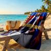 Haaland Customizable Name Beach Towel Super Soft Microfiber Quickdry Fabric Suitable for Sports Travel Swimming Yoga Bathroom Beach And Pool