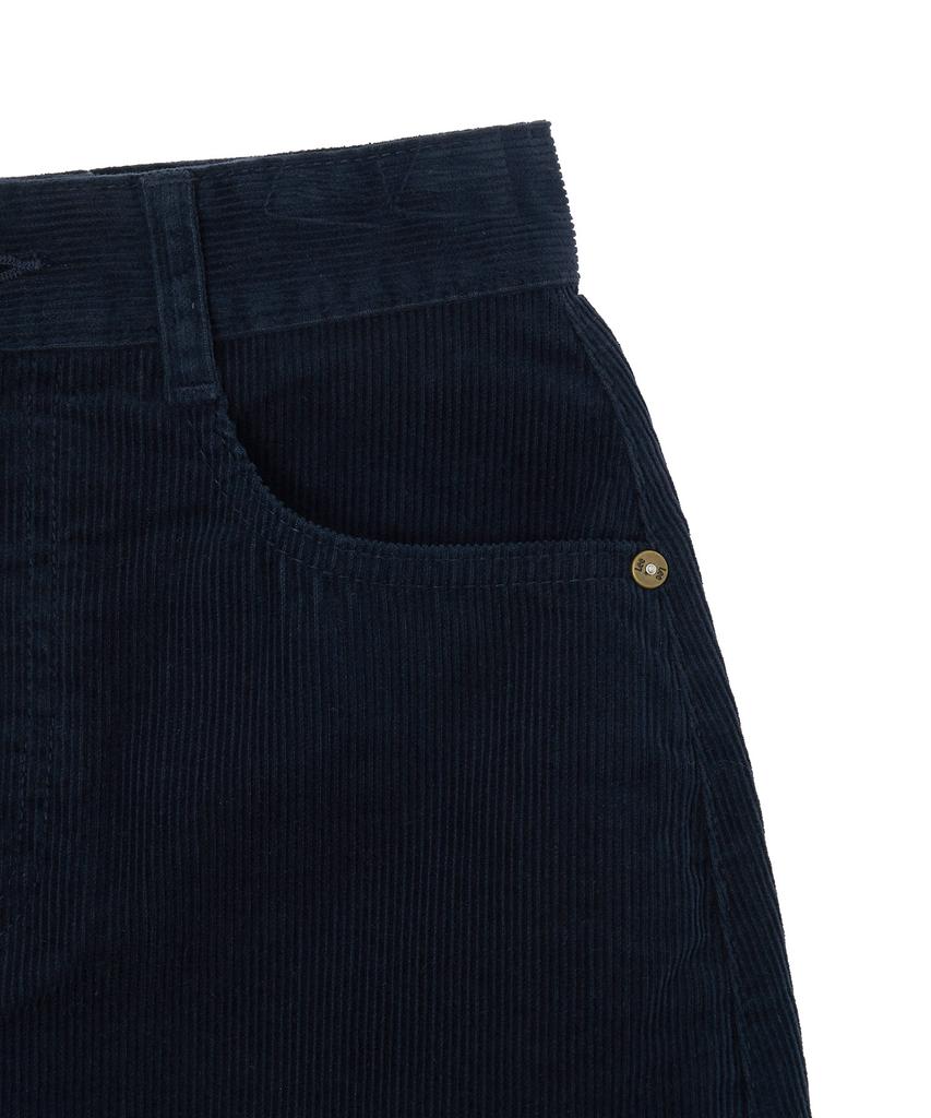 Lee Corduroy Miniskirt Navy