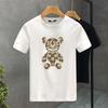 New Design High Quality Luxury Brand Bear Printing Clothing T-Shirt Harajuku 100% Cotton For Men's O-Neck Short Sleeve Top Tees