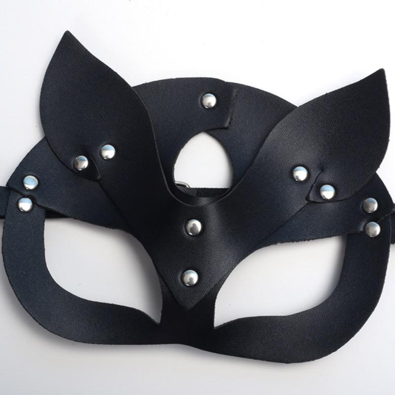 Party Cat Mask PU Leather For Women 1pc Jewelry Fashion Gift Cat Head Eye Mask