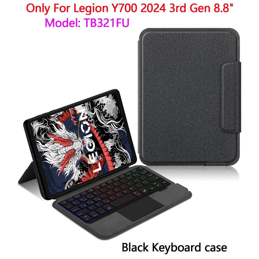 Magic Keyboard for Lenovo LEGION Y700 2026 TB323FU 8.8" Case Funda For Legion Y700 Gen 5 4 3 2 1 8.8'' Gaming Tablet Cover Folio