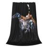 Flannel Throw Blanket Singer Beyonce Renaissance Tour Warm Plush Blankets Soft Bedspread for Bed Living room Home Picnic Couch