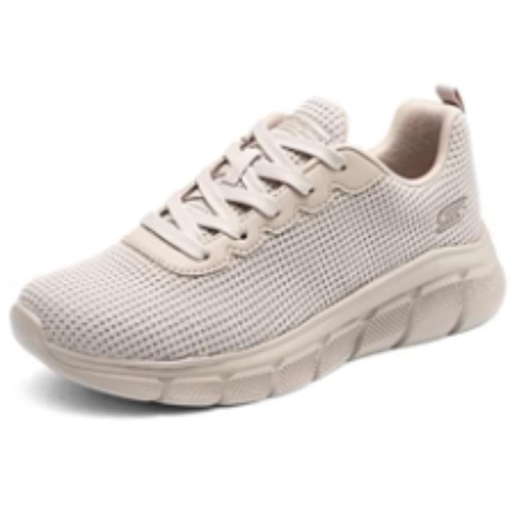 Skechers BOBS B FLEX Сетчатый, Текстильная амортизация Устойчивый к истиранию Дышащий Поддержка Легкий 117346-NAT