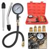 Car Cylinder Tester Kit Gasoline Engine Compression M14 Pressure Meter Psi With Gauge 0-300 M10 Adapter W1v8