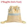 Bowknot Backpack Lightweight Solid Color Itabag Bucket Bag Fashion Casual Gift