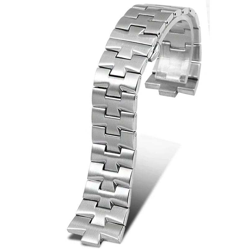 Ремешок для часов VACHERON CONSTANTIN 47660/7900 Ремешок Нержавеющая сталь Часовой ремешок Зарубежный 24x7 мм Мужские аксессуары для часов
