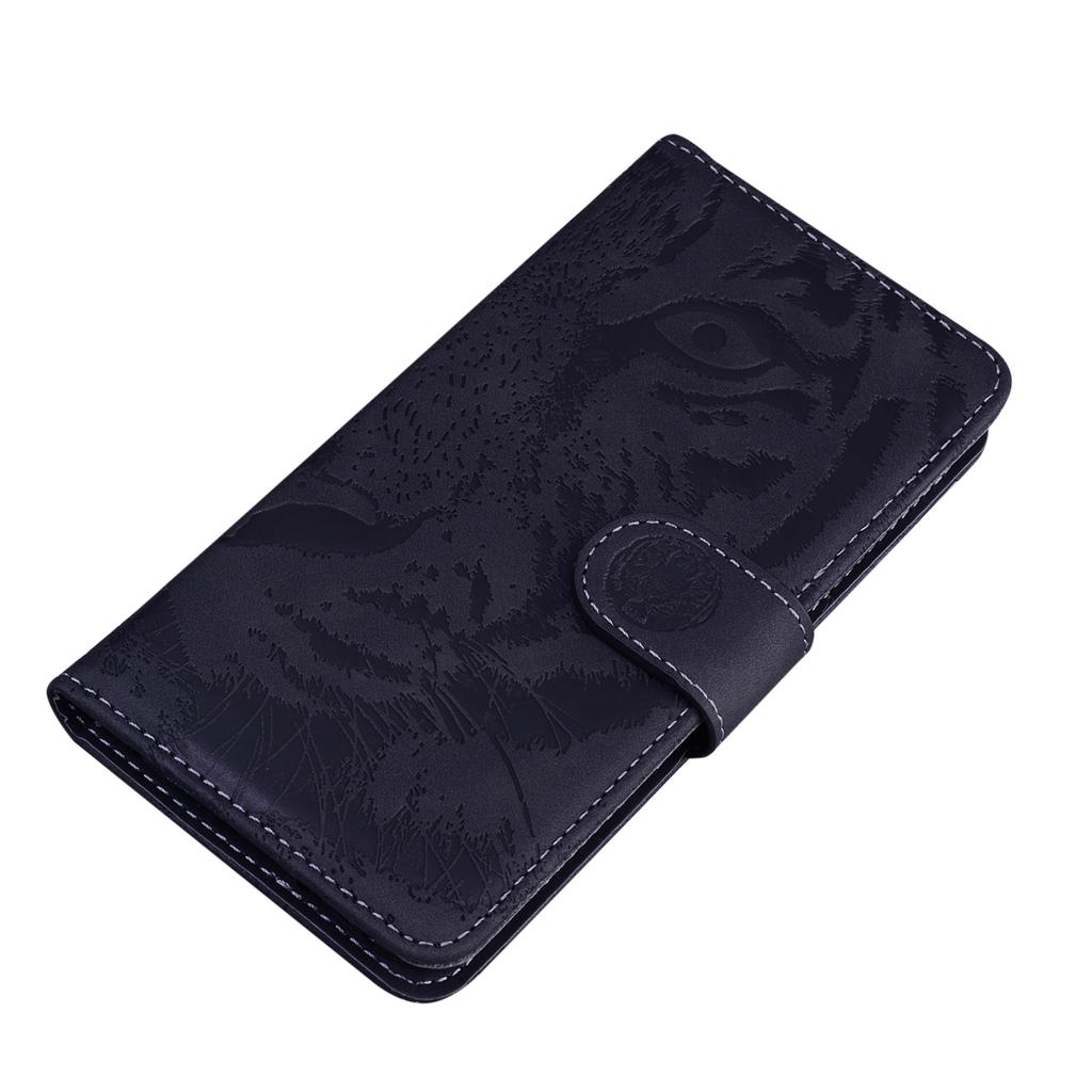 Кожаный чехол-книжка для Xiaomi Redmi Note 12 5G (Глобальный)/(Индия)/(Китай)/Poco X5 5G, Чехол-кошелек с подставкой с тигровым принтом