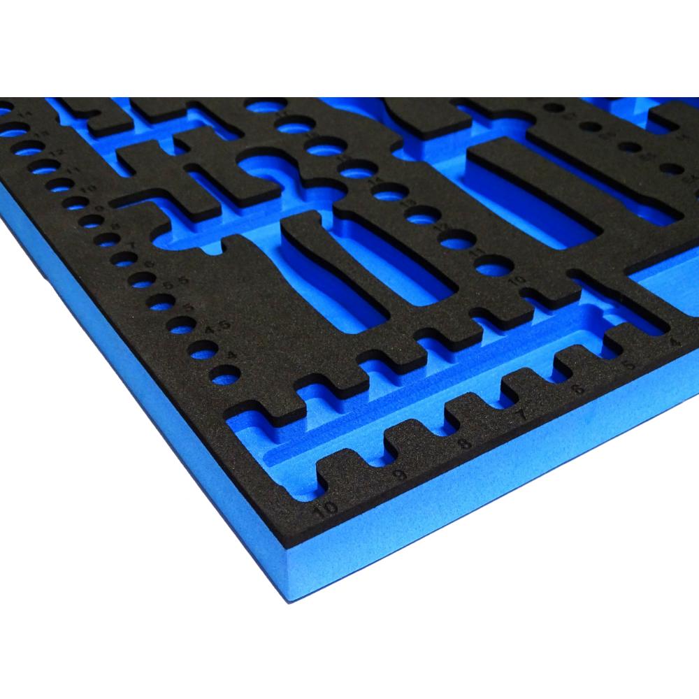 TOOL TROLLEY INSERT EVA FOAM 1/4+3/8+1/2'