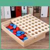 4 Chess Wooden Connected Line Game Board Children Puzzle Toy For Educational