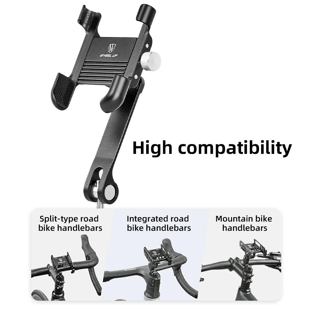Регулируемый на 360 градусов держатель для телефона на велосипеде, держатель для смартфона из алюминиевого сплава, навигация по горному велосипеду