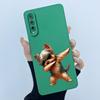 For Funda Huawei P Smart Pro 2019 / Y9s Phone Case Bumper Soft Silicon Sweet Fashion Funny Cartoon Painted Anti-Fall Cover Capa
