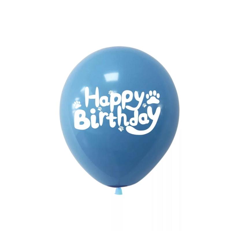 1 шт. Bluey-Bingo Воздушные шары с днем ​​рождения, украшение для вечеринки в честь дня рождения, воздушный шар