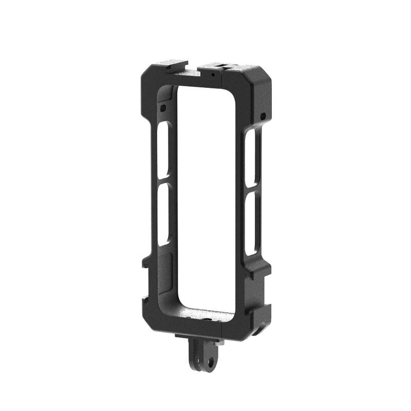 Camera Cage Cnc Aluminum Alloy Protective Frame Compatible For Insta360 X3 Panoramic Action Camera