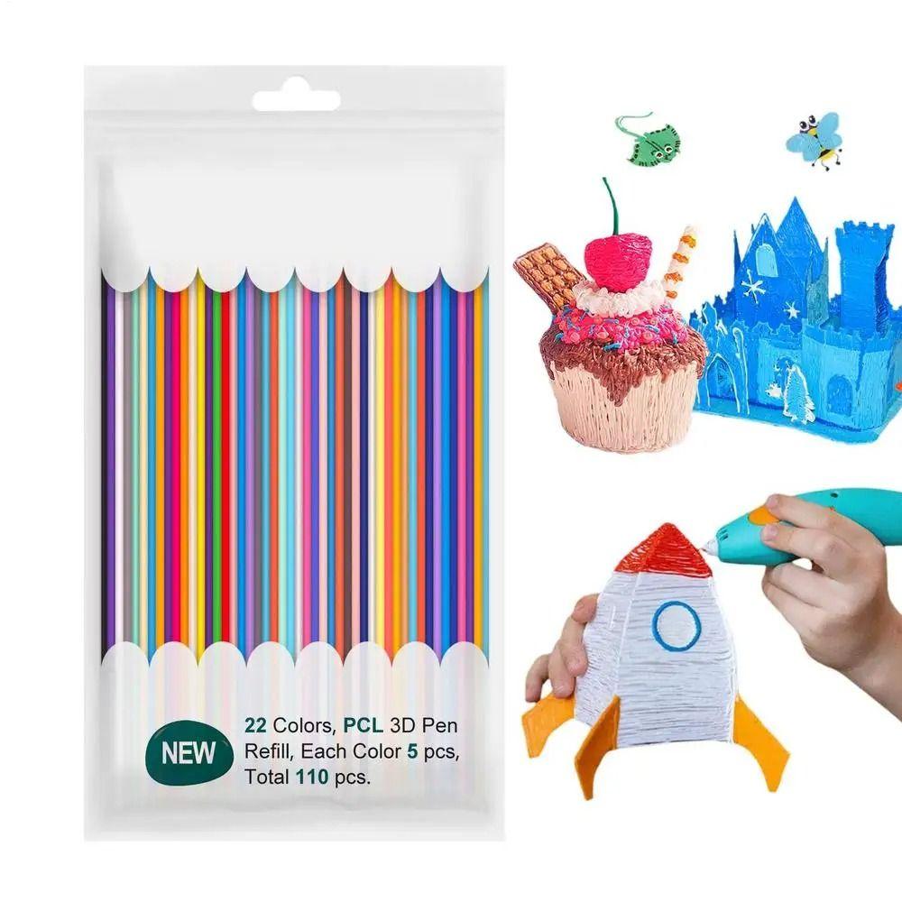 PCL Material 3D Pen Replace Refills Drawing Pen 3D Printing Refill Graffiti Pen