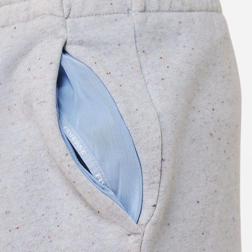 Nike Спортивная одежда Icon флисовые повседневные прямые шорты детские плавки серые DQ8886-472