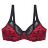 Artdewred Thin Plus Size Bralette Lace Bras for Women Underwear Lingerie Sexy Bra Big Plus Size Print