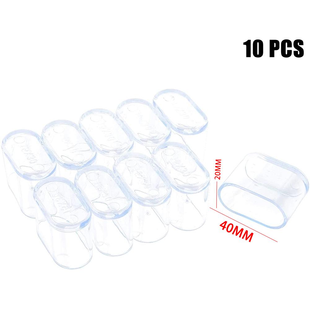 Oval Covers Chair Leg Cap 10Pcs Table Feet For Outdoor Furniture Garden Home Supplies PVC Rubber Practical 2025