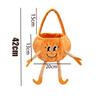 Flexible Pumpkin Bucket Open Top Trick or Treat Bucket Holiday Ghost Plush Bag  Dessert Making