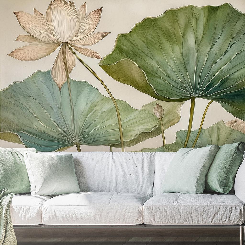 Wallpaper Leaves Lilies Plants