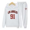 Мужские комплекты LOS ANGELES 91 Толстовка с принтом Спортивный костюм Спортивный костюм Комплект из 2 предметов Толстовка Толстовка + брюки Костюм Толстовка Спортивная одежда Бег