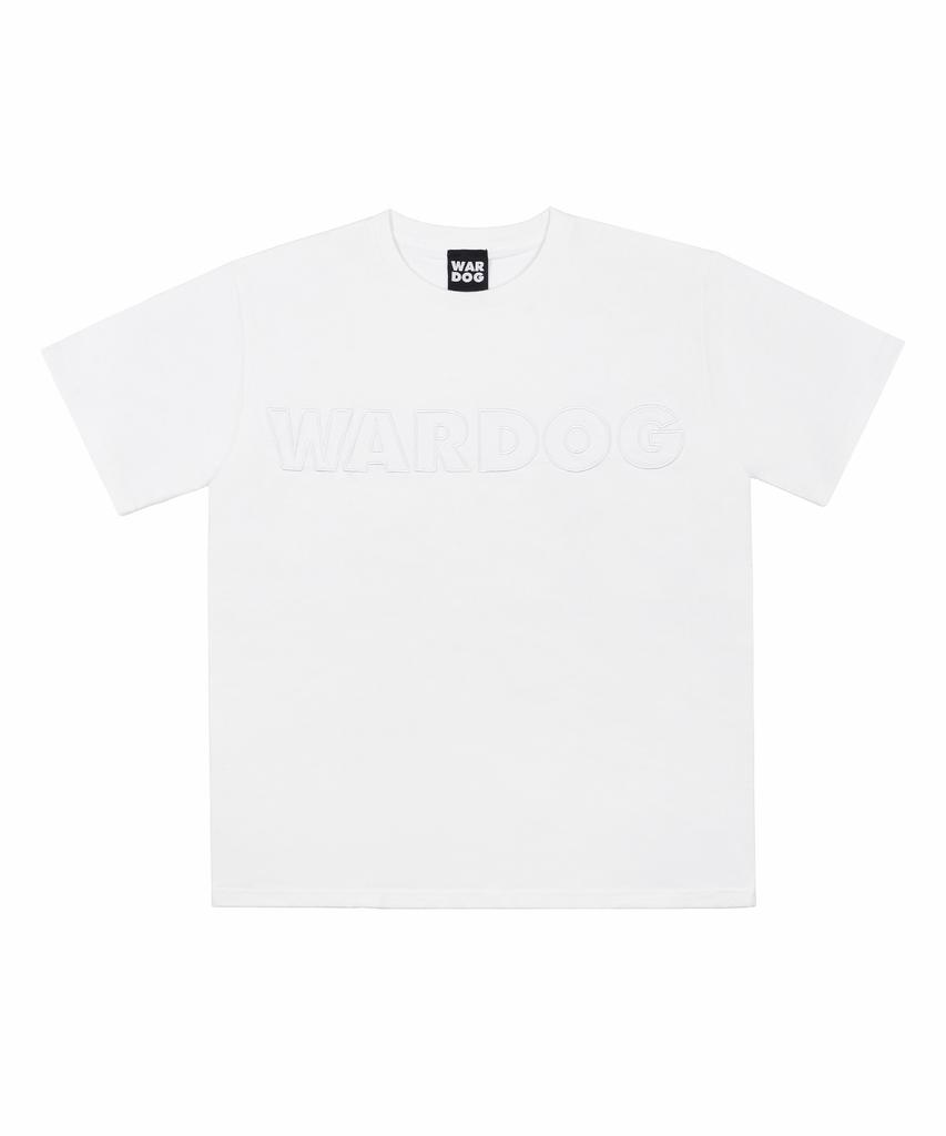 Белая футболка с логотипом WARDOG