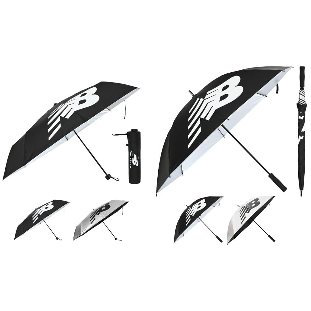 New Balance Sports Umbrella LAM55665 UV Protection Heat Shielding Sports Umbrella Long Umbrella Sun Umbrella Rain Umbrella Umbrella for Sports