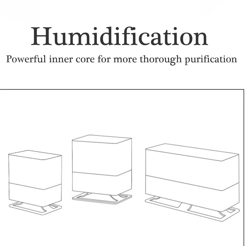 Humidifier Vapor Pad Water Filter Humidifier Replacement Filter Paper Texture Suitable for Air Quality Maintenance