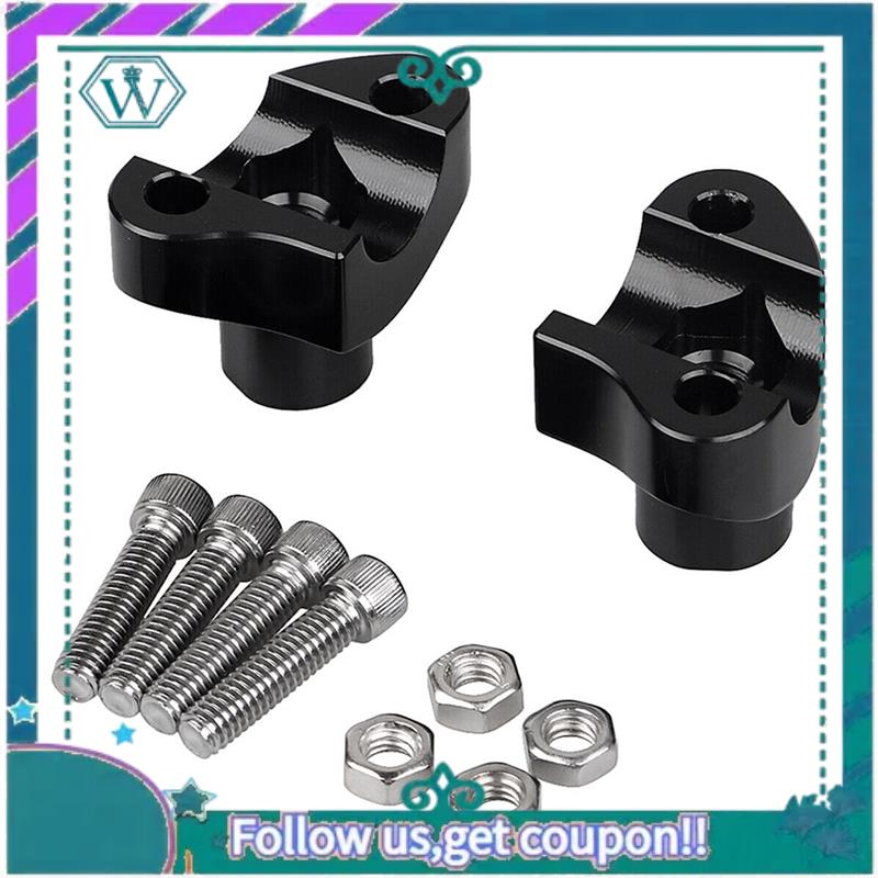 AA92-Black 1In Handlebar 1 1/2In Risers For Dyna Softail Sportster XL 883 1200 Replacement Accessories
