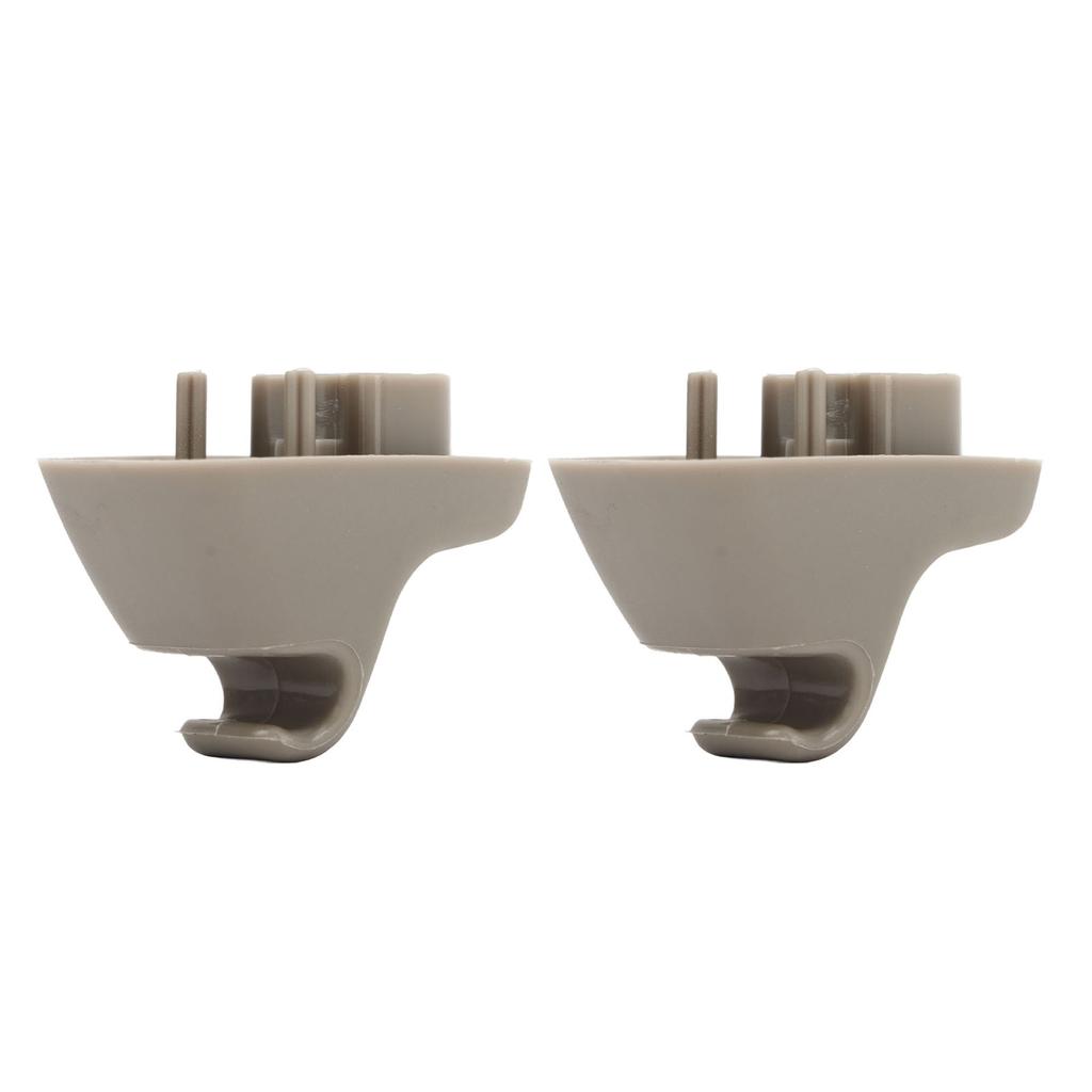 2PCs Sun Visor Retainer Clip 1HS09BD1AA Car Sun Visor Hook Replacement for Ram 1500 2500 3500 4500