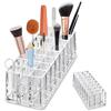 24 Slots Makeup Brush Organizer Acrylic Lipstick Organizer Cosmetic Storage Makeup Lipgloss Display Box Makeup Brushes Storage