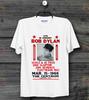 Bob Dylan 66 Gig Concert Centrum Poster Vintage Ideal Gift Unisex T Shirt B526