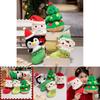 Festive Christmas Boot Plush Figures Including Santa Elf Penguin And Tree For Kids