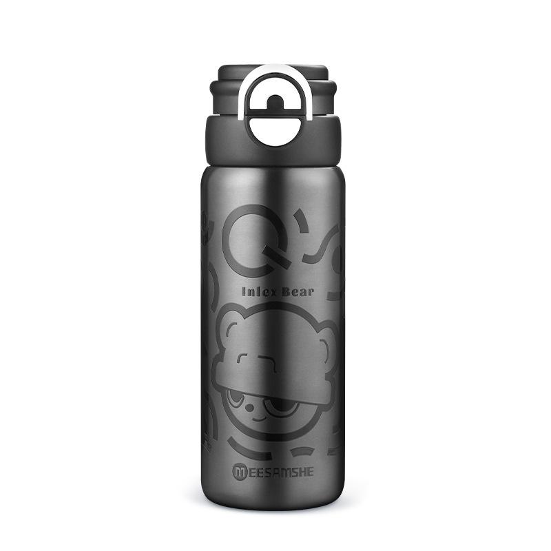 316 Stainless Steel Insulated Large Capacity Cup with Straw - Portable for Kids