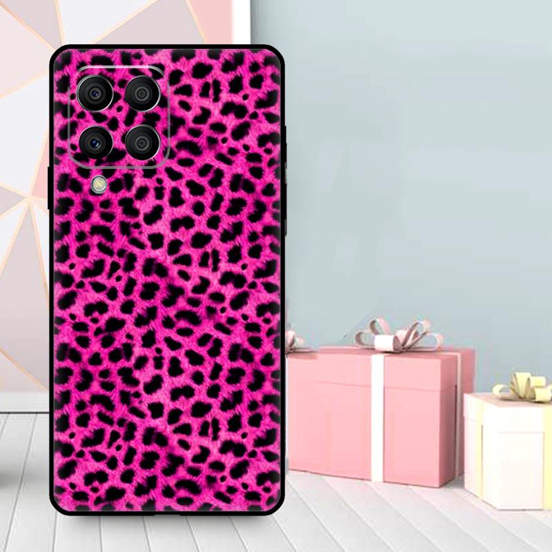 Leopard Pattern Animal Colorful Case For Samsung Galaxy M36 M12 M52 M06 M16 M56 M33 M15 M55 M31 M13 M14 M53 M32 M35 M34 M54