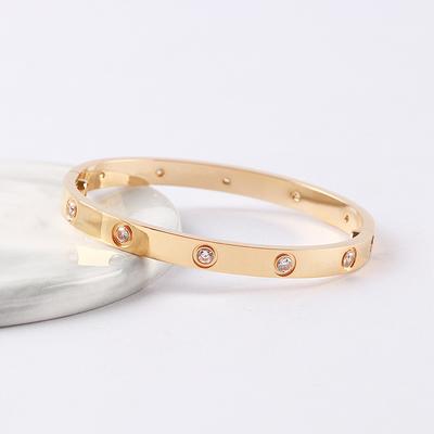 Браслет Rose Gold для пары, ручной работы, модный, изысканный, ювелирный подарок 2025, инкрустированный цирконами