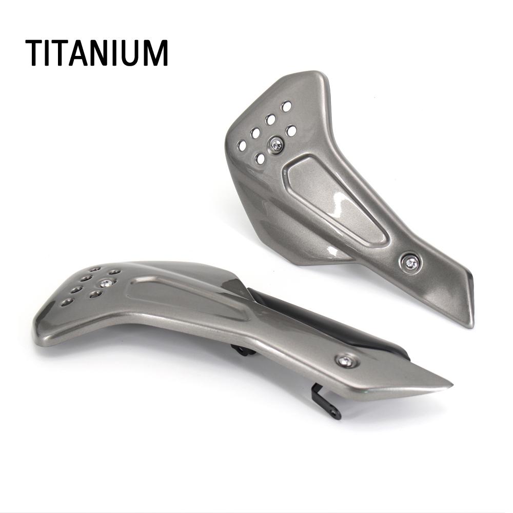 2021 For Trident 660 Motorcycle Parts Windshield Windscreen Deflector And Side Engine Belly Protection Plates Lower Fairing
