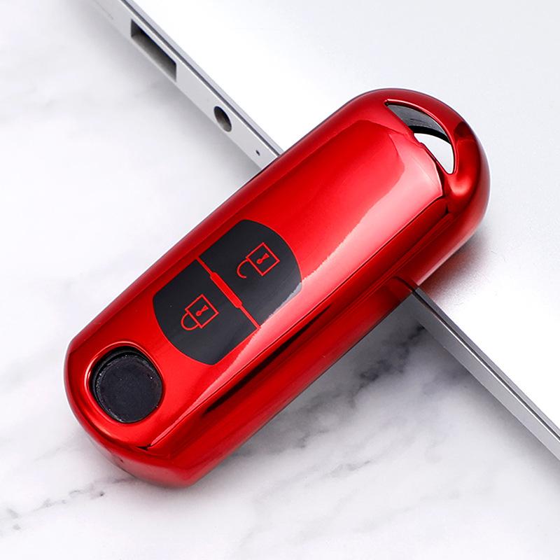 Чехол для дистанционного ключа из ТПУ для автомобиля, брелок для Mazda 2 3 5 6 BL BM GJ Atenza Axela Demio CX-3 CX3 CX-5 CX5 CX7 CX-9 CX8 без ключа