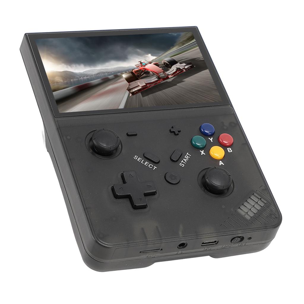 Портативная ретро-игровая консоль с экраном 4,3 дюйма 4K HD, прозрачным черным цветом, портативная игровая консоль