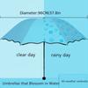UV Protection Portable Sunshade Bloom In Water Women's Parasol Folding Rain Umbrella  Travel