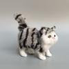 Kitten Figures Simulation Cat Ornament Gift for Kid Children Bedroom Decoration