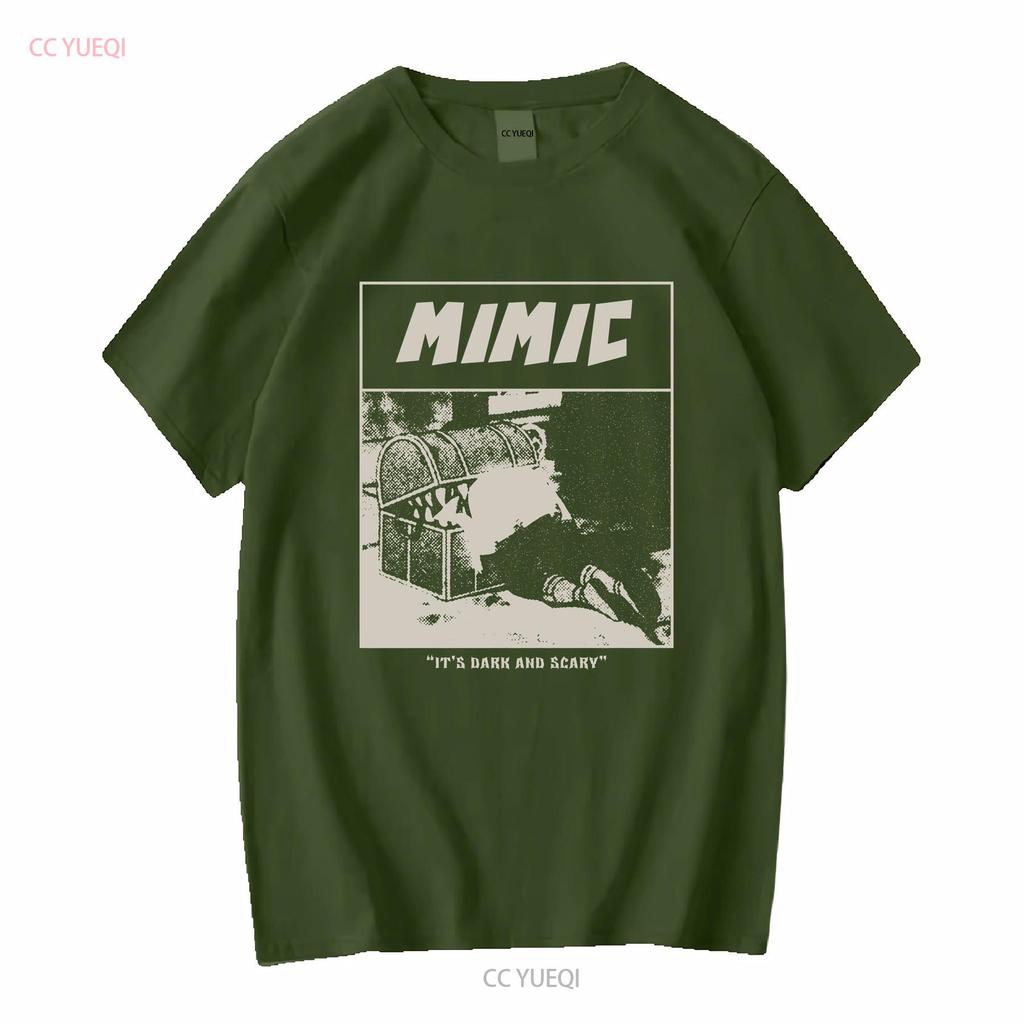 Men T Shirt Mimic Frieren Novelty Pure Cotton vintage Washed Versatile designer clothes homme Unisex Casual streetwear