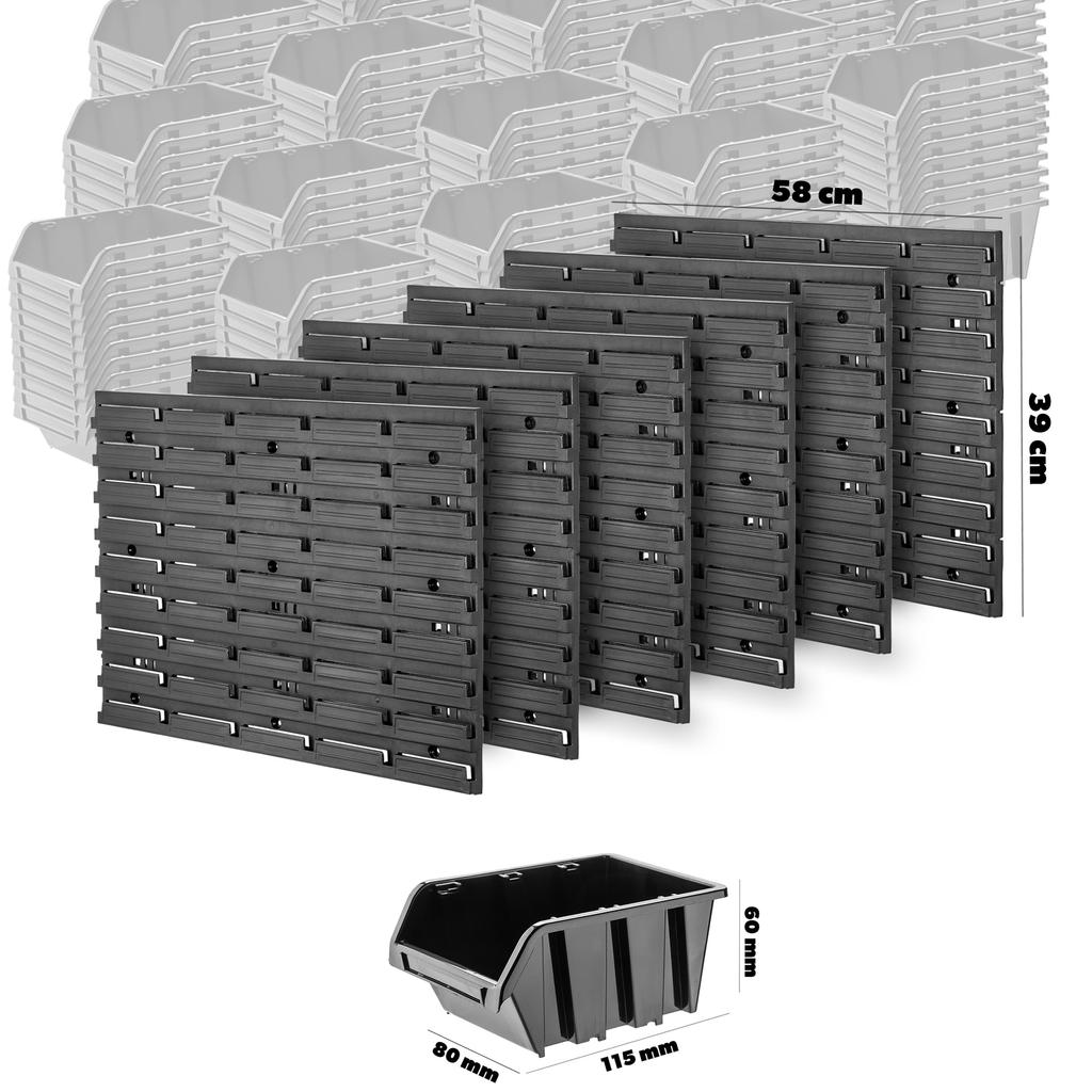 KADAX Панель инструментов 174х78 Настенная 189 лотков