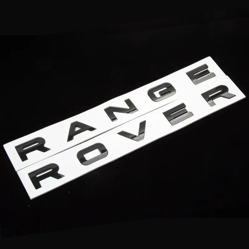 3D ABS Буквы Логотип Наклейка на Капот Автомобиля Значок на Капот Для Range Rover Эмблема L320 L322 L405 L494 Vouge Discovery Evoque Аксессуары