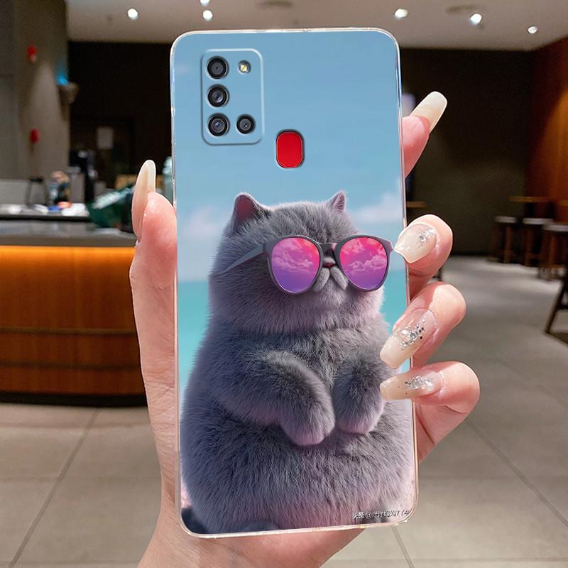 Чехол для Samsung Galaxy A21S A20S Роскошный Дракон Милый Крутой Забавный Мальчик Девочка Прозрачный Мягкий силикон Чехол для телефона Задняя крышка Оболочка