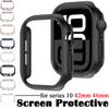 Чехол Hollow PC для Apple Watch 10 46 мм 42 мм защитная рамка для экрана жесткий бампер чехол аксессуары для IWatch Series 10 чехол