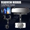 Крепления для мобильного телефона Клипсы Подставка-держатель для мобильного телефона GPS Выдвижной Держатель для телефона на зеркало заднего вида Крепление для телефона на зеркало заднего вида